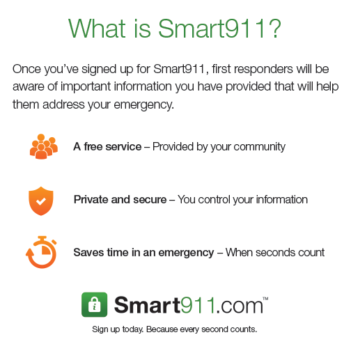 Image of Smart911 program information